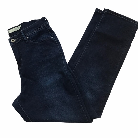 Levi’s Jeans 512 Women's Size 6 Perfectly Slimming Straight Leg Dark Blu… - Picture 1 of 6